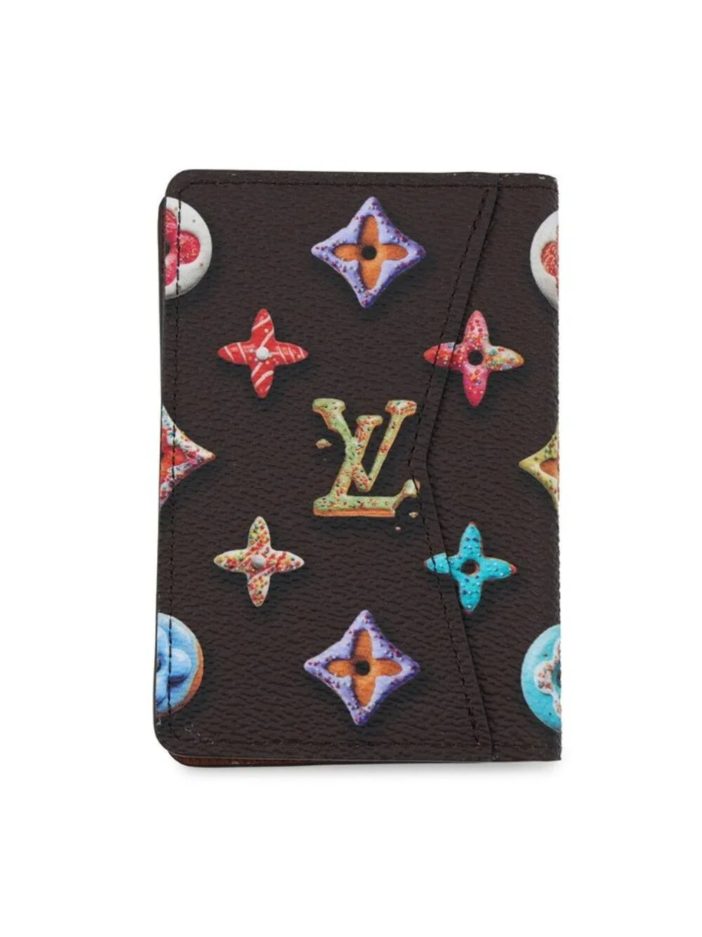 Louis Vuitton Card Case Monogram Donut Organizer de Poche